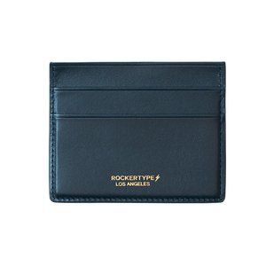 Rockertype Luxury Cardholder Italian Leather Black